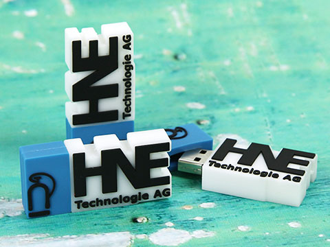 Individueller USB-Stick in Logoform