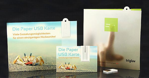 USB Papierkarten