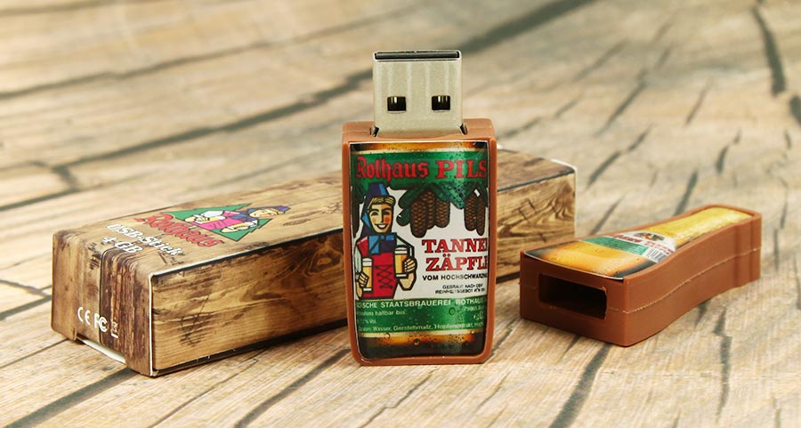 rothaus bier usb stick sonderanfertigung