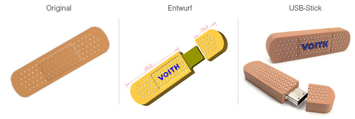 USB-Stick in der Form eines Pflasters