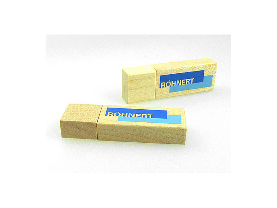 Böhnert Holz USB-Stick mit Logo bedrucken