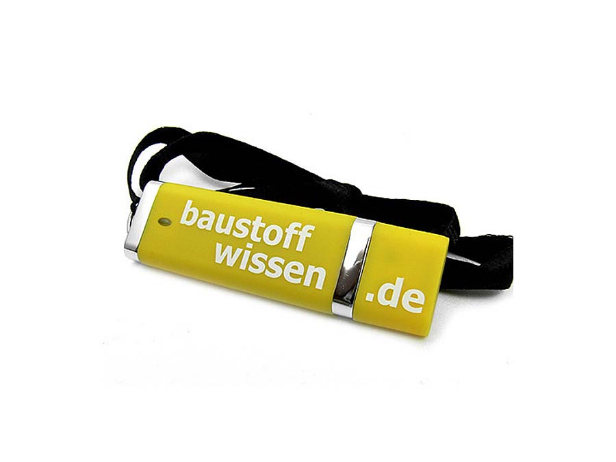 USB-Stick in CI mit Lanyard - am Umhängeband