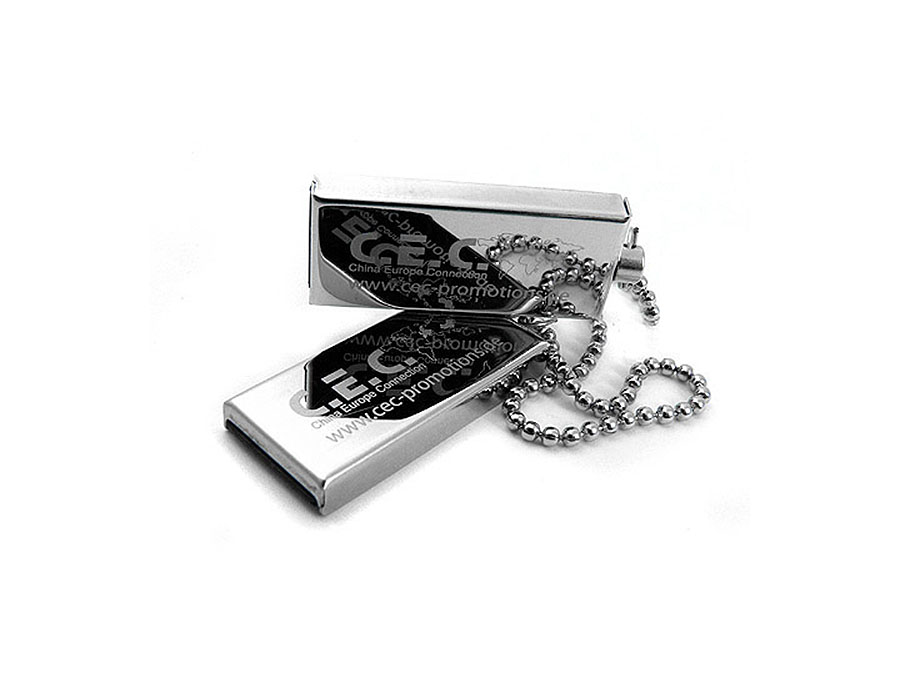 Mini USB Stick CEC Promotions metall graviert