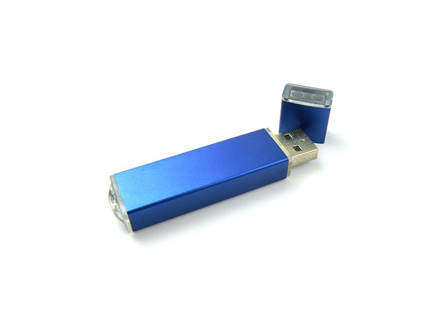 Günstiger Aluminium USB Stick mit Logo Druck oder Gravur für den Wiederverkauf