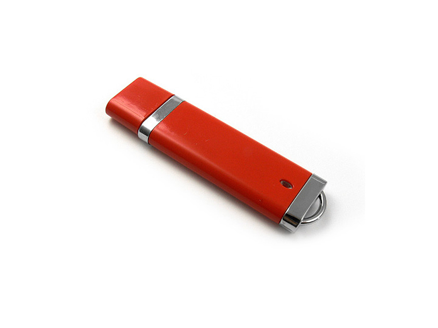 Verchromter Kunststoff USB-Stick mit Logogravur für den wiederverkauf