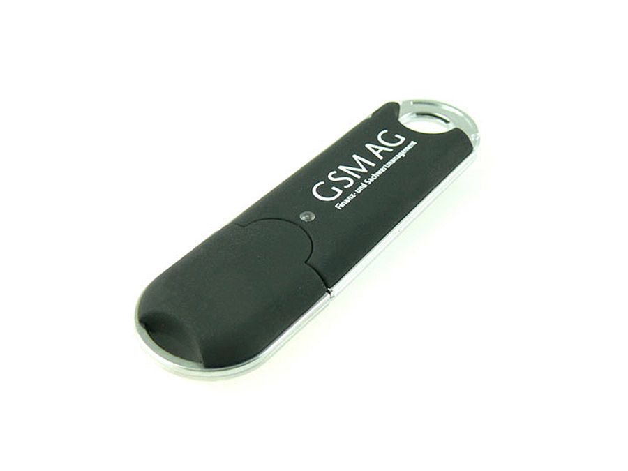 Kunststoff USB-Stick mit Logodruck Digitaldruck