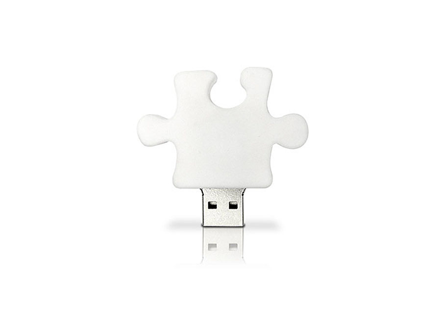 Werbeartikel Puzzlestück mit USB-Stick