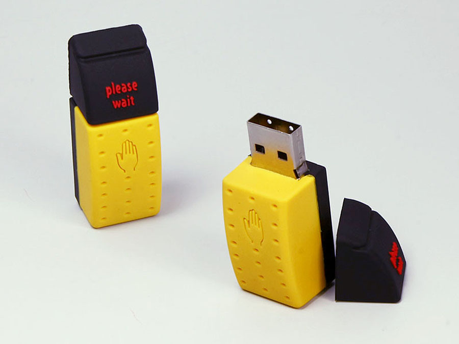 Ampel Ampeldrücker Taster mit Logo als USB-Stick in Sonderform