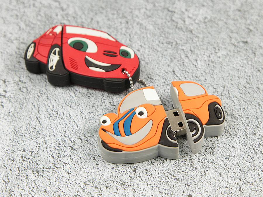 auto maskottchen als werbegeschenk usb sticks