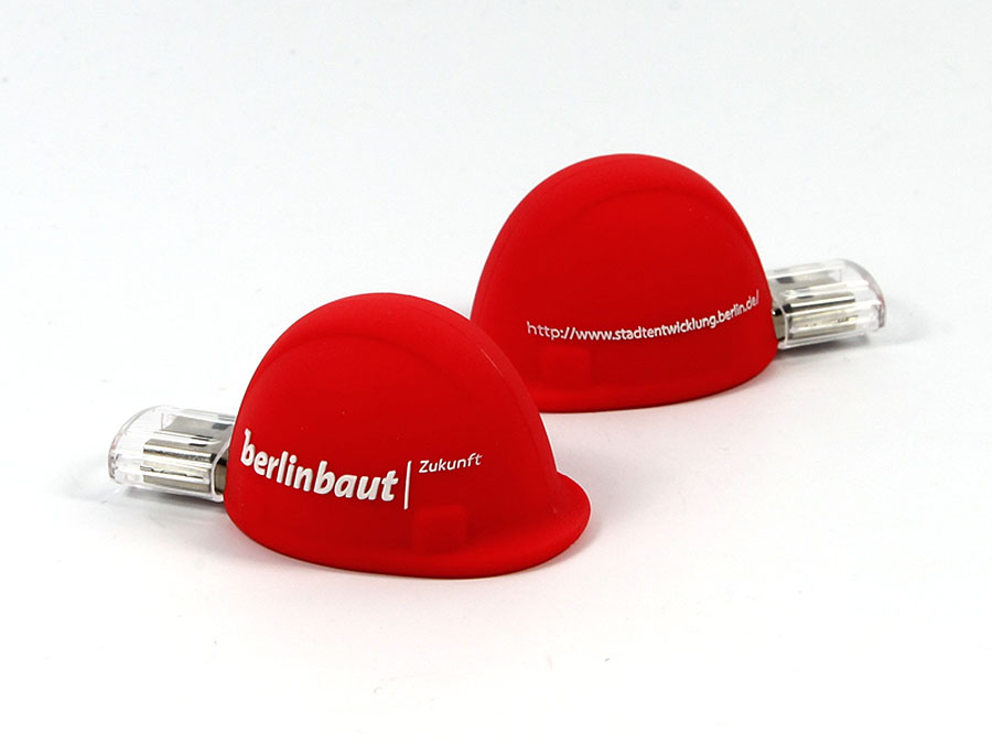 custom Berlin Baut Bauhelm USB-Stick mit Logo