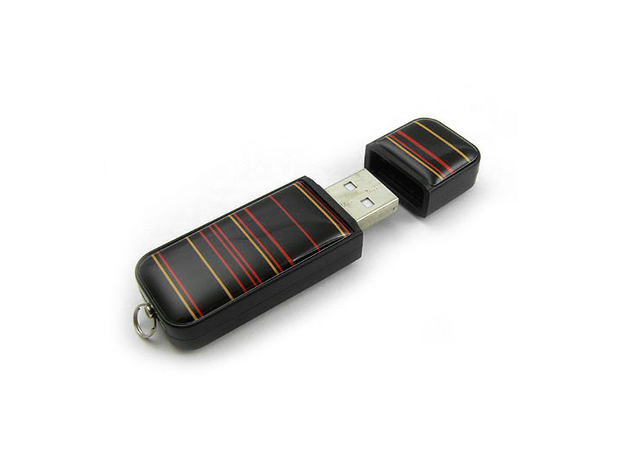 Doming USB-Stick mit 3D aufkleber und Logo als Digitaldruck