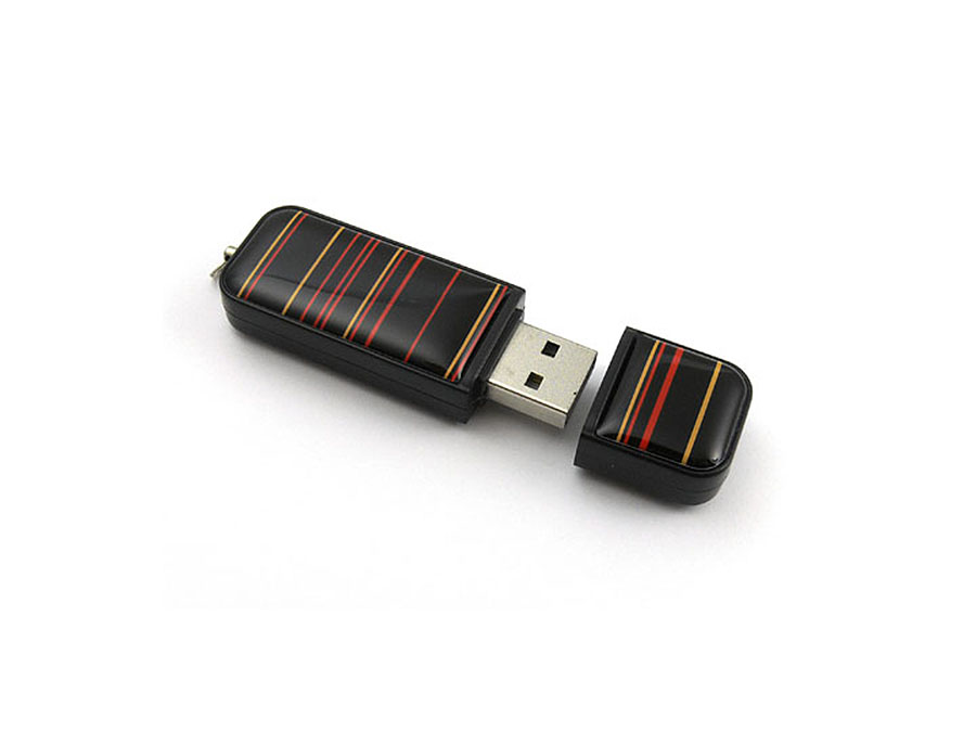 Doming USB-Stick mit 3D aufkleber und Logo als Digitaldruck