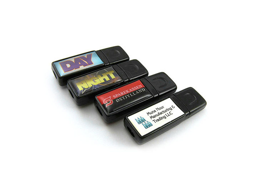 Usb Sticker Doming USB-Stick mit 3D Sticker und Logodruck