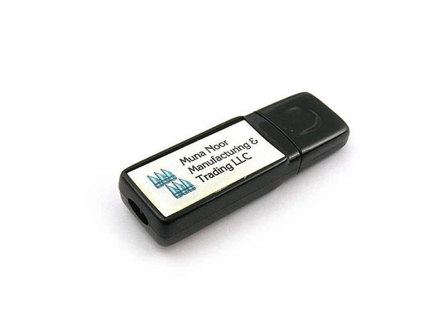 Usb Sticker Doming USB-Stick mit 3D Sticker und Logodruck