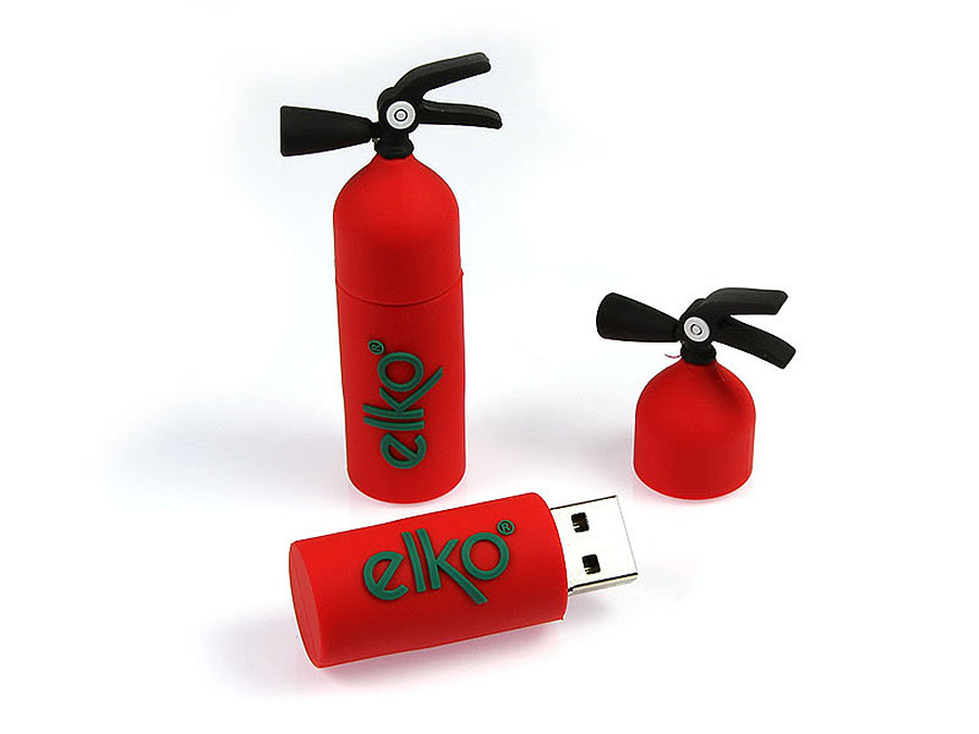 Elko Werbeartikel Feuerlöscher USB-Stick mit Logo