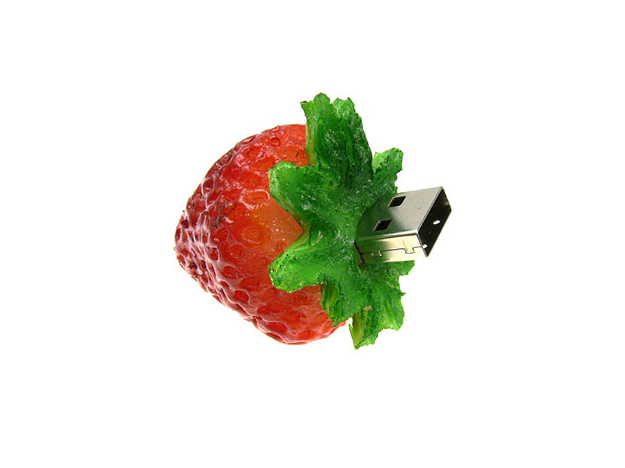 Erdbeere USB-Stick