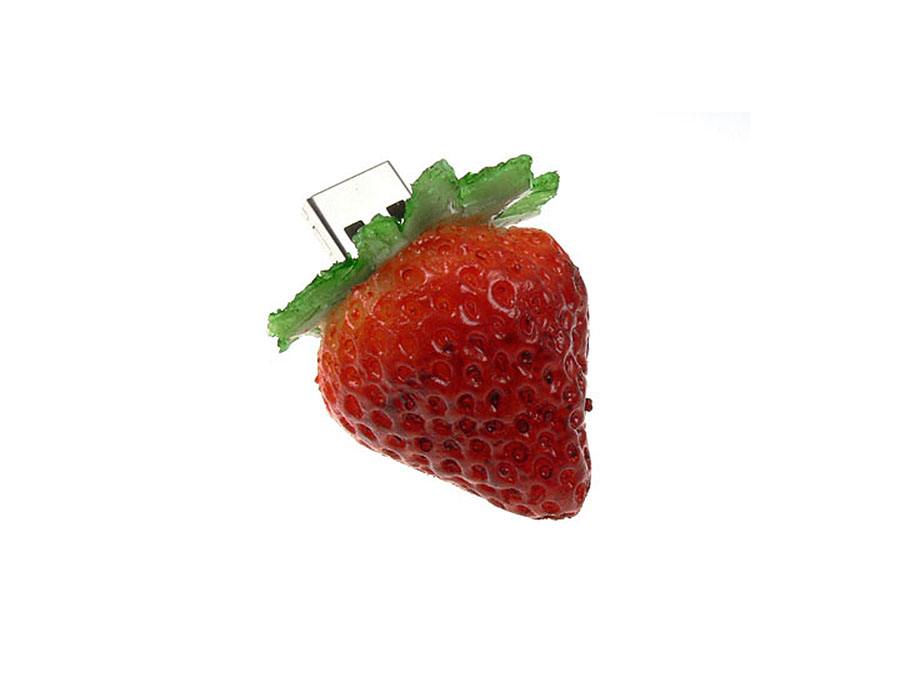 Erdbeere USB-Stick