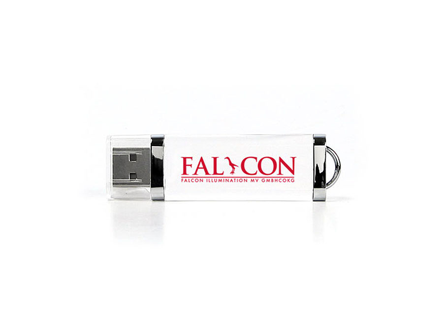 Falcon durchsichtiger Crystal USB-Stick