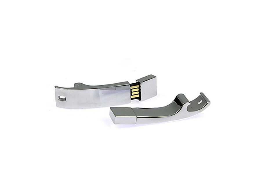 Flaschenöffner USB-Stick aus Metall mit Logo