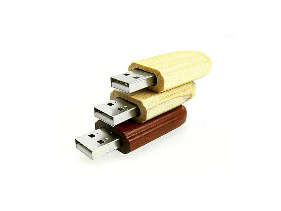 Holz USB-Stick in veschiedenen Farben mit Logo bedrucken