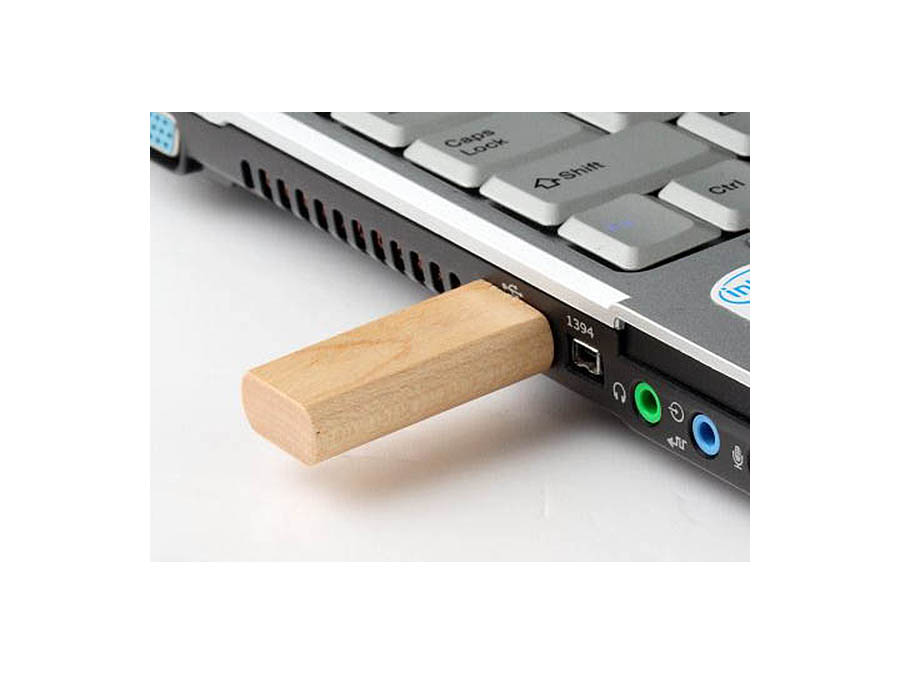 Holz USB Stick mit Logo für dne Wiederverkauf