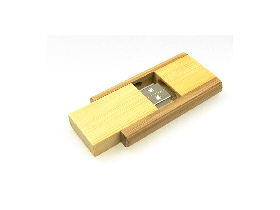 Holz USB Stick mit Logo oder Gravur nachhaltig