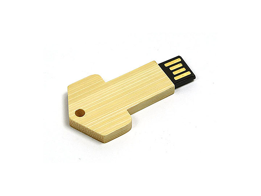 Holz schlüssel Key USB-Stick mit Logodruck