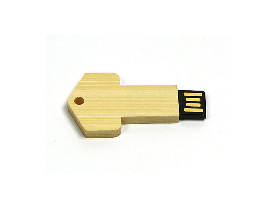 Holz schlüssel Key USB-Stick mit Logodruck