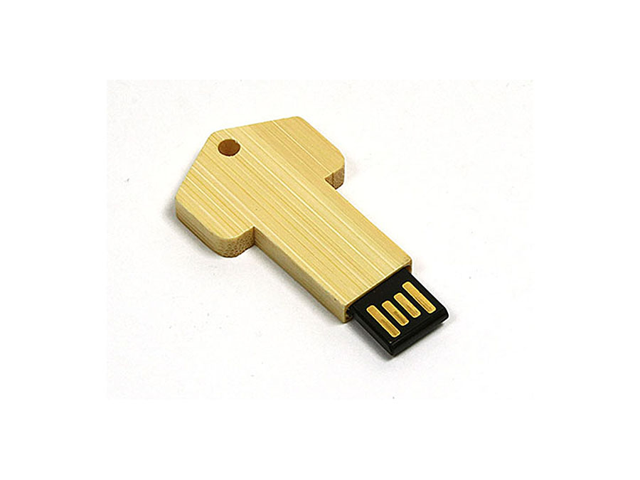 Holz schlüssel Key USB-Stick mit Logodruck