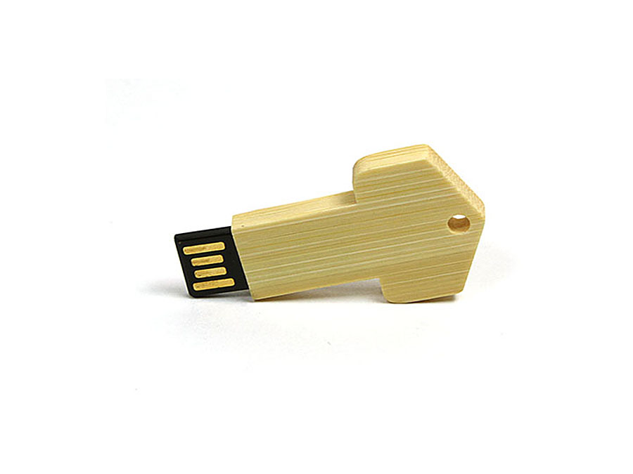 Holz schlüssel Key USB-Stick mit Logodruck