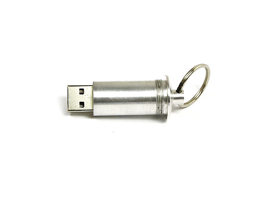 Holzfass USB-Stick mit Logo