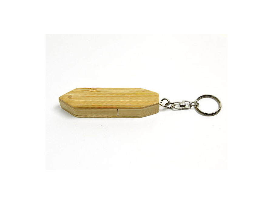 Eleganter langer Holz USB-Stick mit Logo