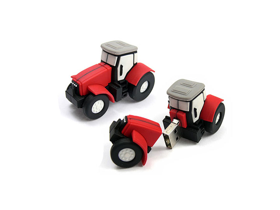 Individueller USB-Stick in der form eines Traktors