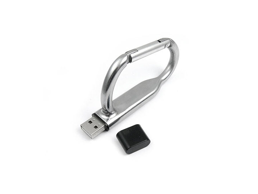 Praktischer Karabiner USB-Stick für Schlüsselringe