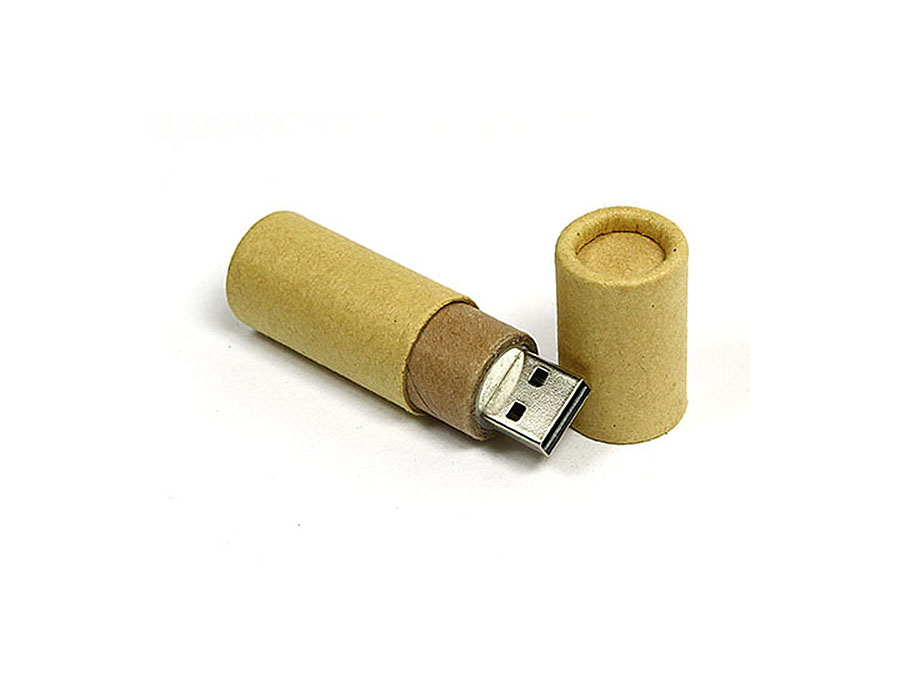 Runder Pappe Papier USB-Stick