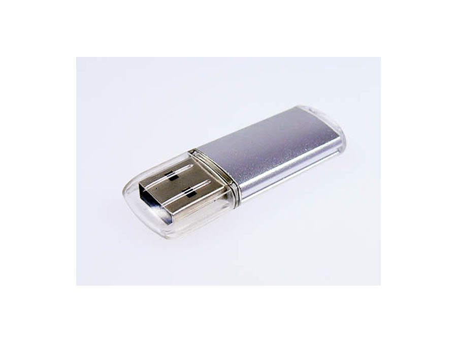 Kleiner leichter USB-Stick aus Metall zum bedrucken mit Logo
