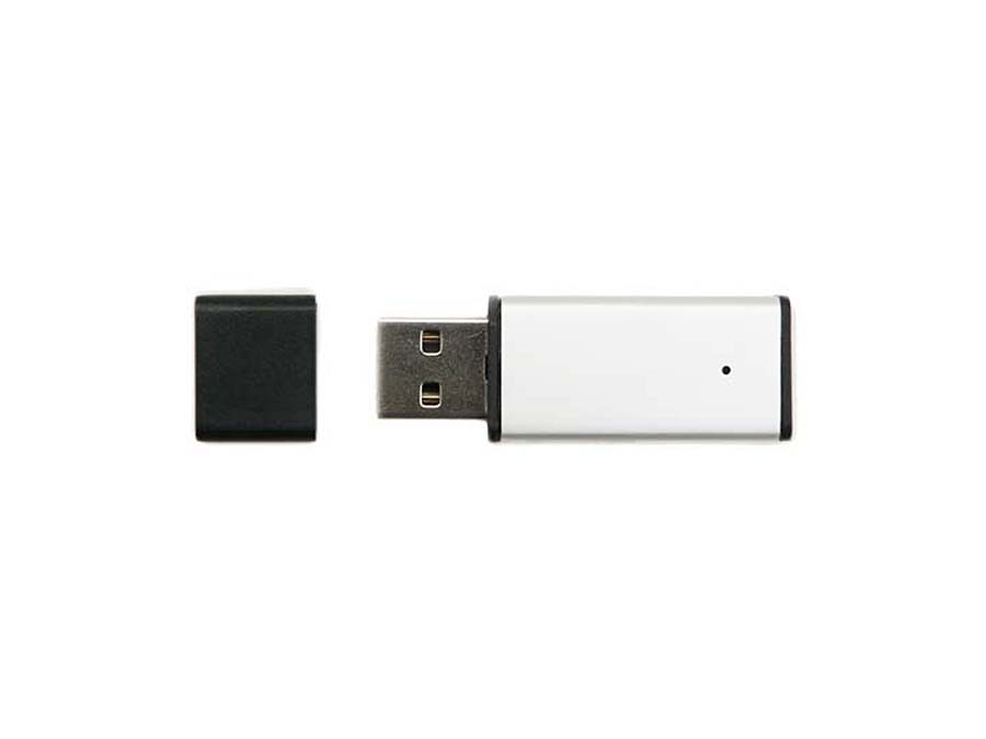 Kleiner Werbeartilel USB-Stick aus Alu