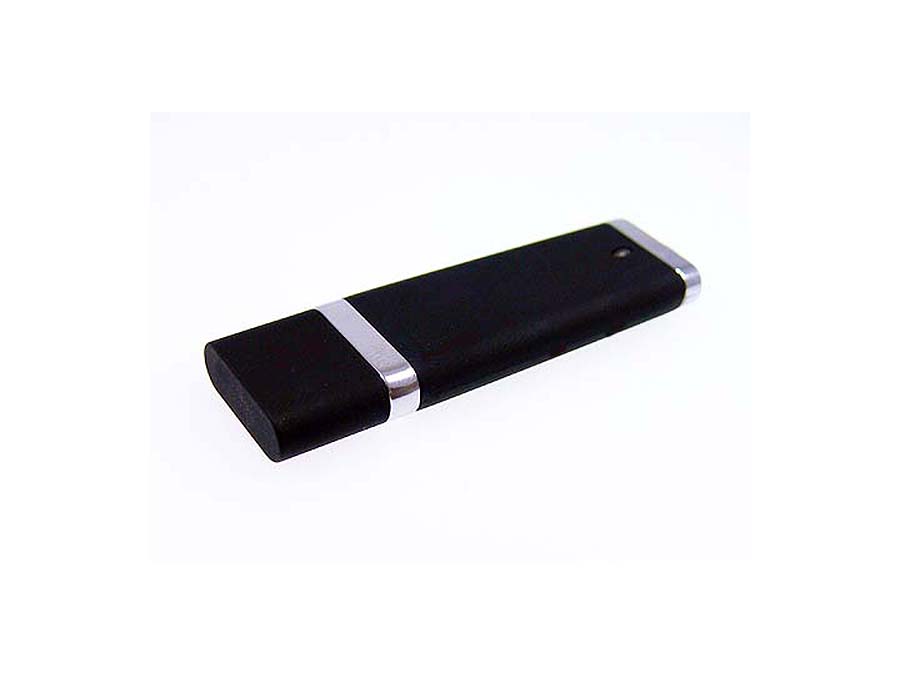 Kunststoff USB-Stick Werbeartikel mit verchromten Elementen