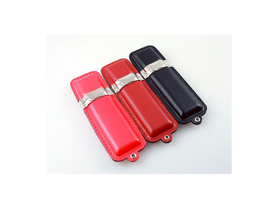 Edler Leder USB Stick zum Prägen und Bedrucken als Werbegeschenk für Wiederverkäufer