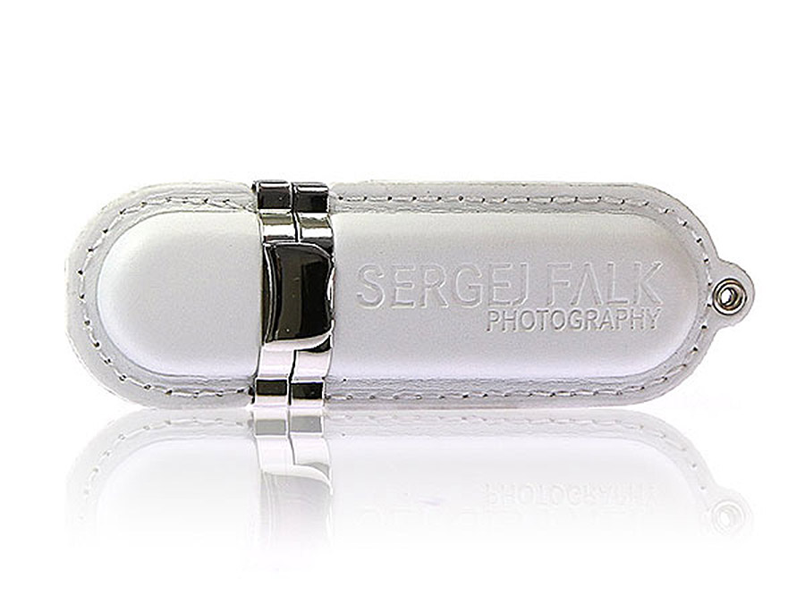 Leder USB-Stick mit Logoprägung für Reseller