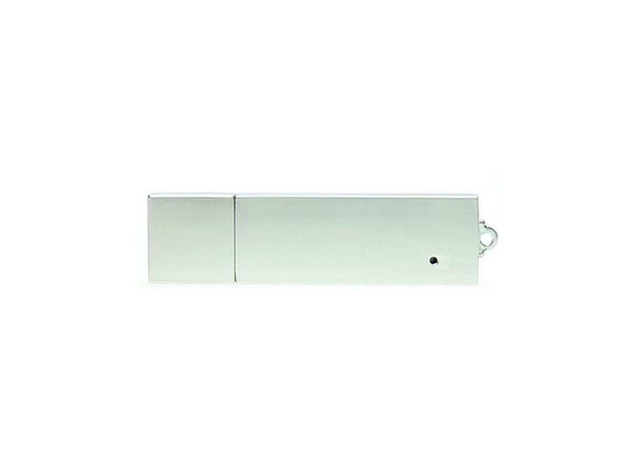 Logoflche eines rechteckigen Metall werbeartikel USB-Sticks