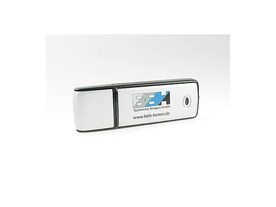 Metall USB-Stick BBH Hemer als Werbeartikel bedruckt