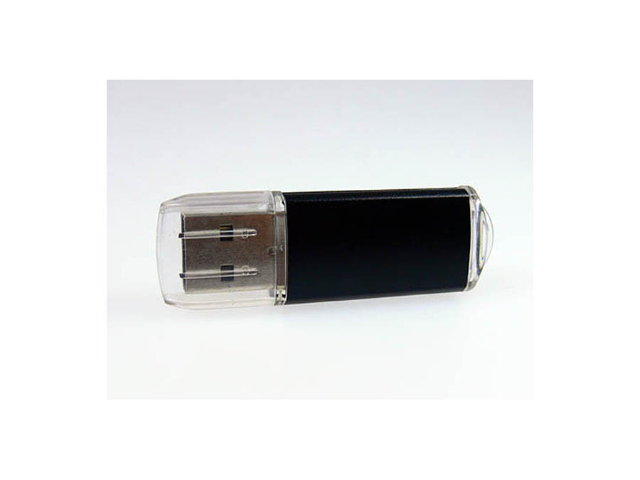 Metall USB-Sticks mit schwarzer Oberfläche für negative Gravur
