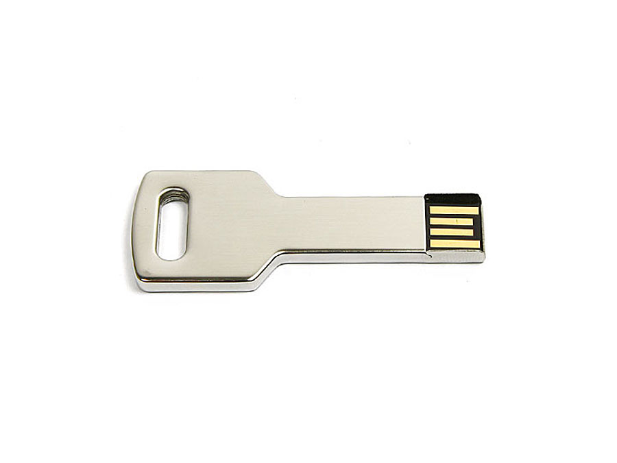 Eckiger Schlüsselbund USB-Stick mit Logo