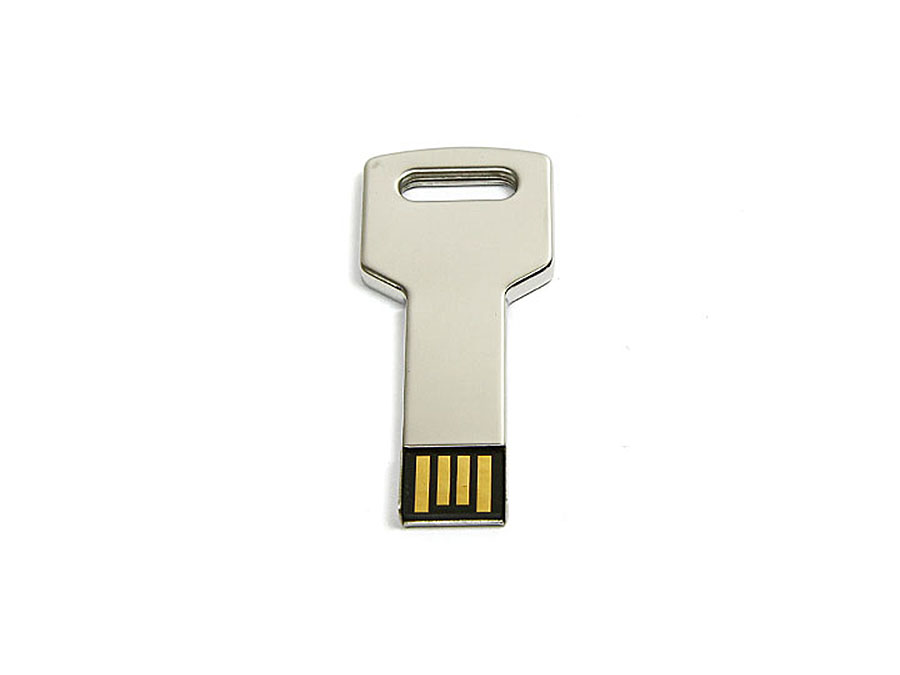 Eckiger Schlüsselbund USB-Stick mit Logo