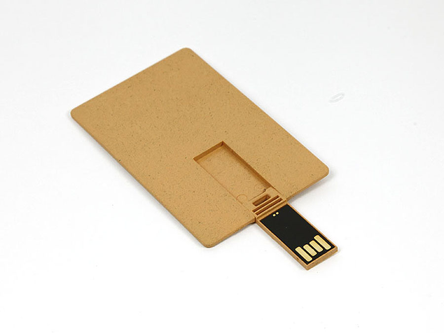 Ökologische Mini USB-Stick Karte für den Geldbeutel