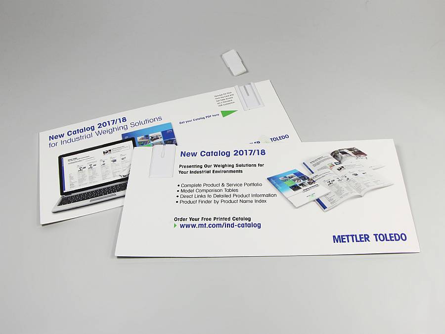 paper usb mailingcard beidseitig bedruckt