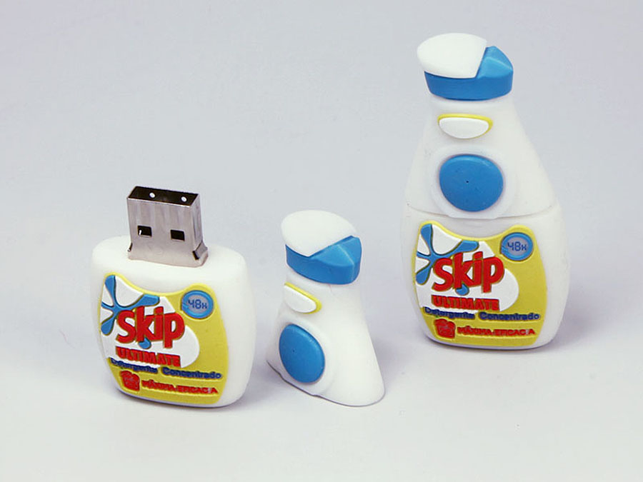 Reiniger Flasche Verpackung für Flüssigkeiten Sprühflasche mit Logo als USB-Stick