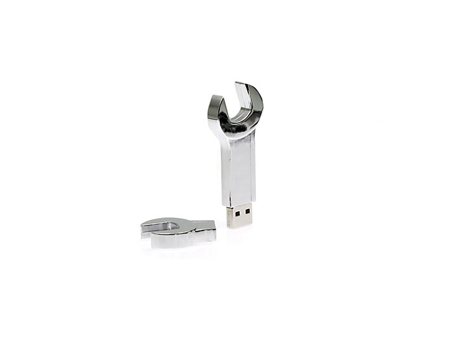 Schraubenschluessel USB-Stickaus Metall