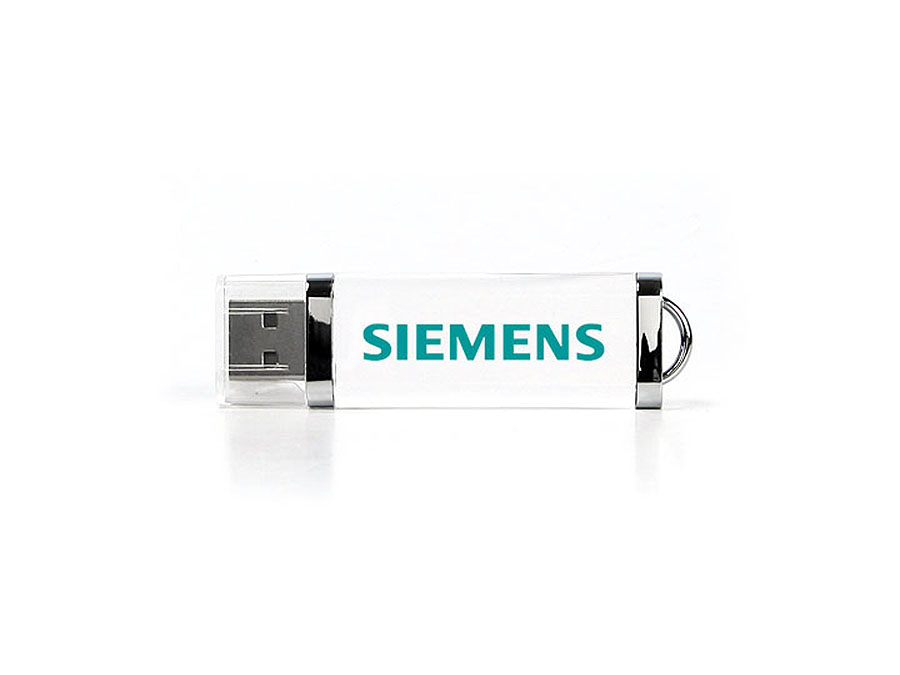 Siemens Crystal USB-Stick mit Logo bedruckt